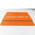 Nano orange 4 * 0.5mm noyau ignifuge panneaux composites en aluminium ACP